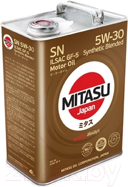 Моторное масло Mitasu Gold 0W40 / MJ-104-4 (4л)