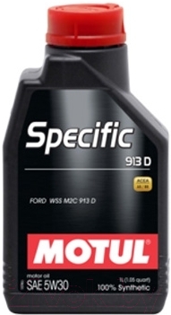 Моторное масло Motul Specific Ford 913D 5W30 / 104559 (1л)