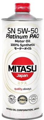 Моторное масло Mitasu Motor Oil 5W50 / MJ-113-1 (1л)