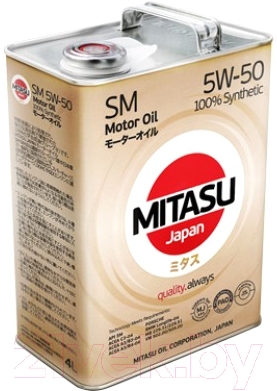 Моторное масло Mitasu Motor Oil 5W50 / MJ-113-4 (4л)