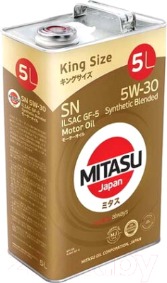 Моторное масло Mitasu Motor Oil 5W30 / MJ-120-5 (5л)