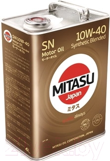 Моторное масло Mitasu Motor Oil 10W40 / MJ-122A-4 (4л)