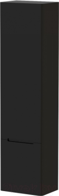 Шкаф-пенал для ванной Ювента Tivoli TvP-190 (черный, правый)
