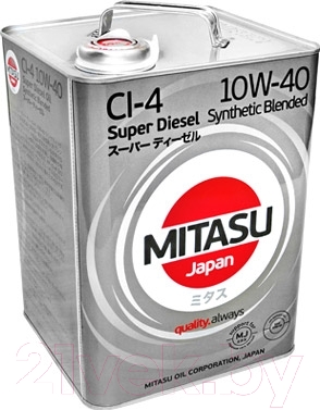 Моторное масло Mitasu Super Diesel 10W40 / MJ-222-6 (6л)