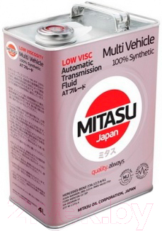 Трансмиссионное масло Mitasu Low Viscosity MV ATF / MJ-325-4 (4л)