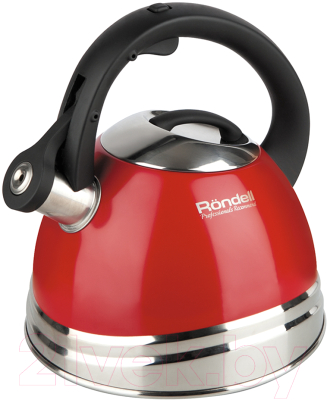 Чайник со свистком Rondell RDS-498 (красный)