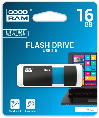 Usb flash накопитель Goodram USL2 16GB (USL2-0160K0R11)