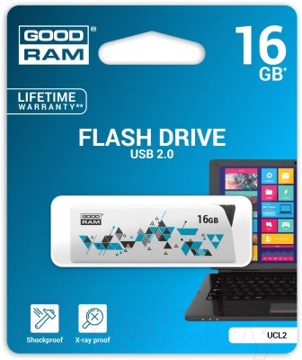Usb flash накопитель Goodram UCL2 16GB (UCL2-0160W0R11)