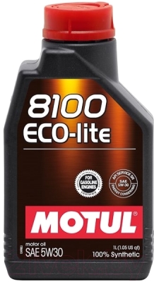 Моторное масло Motul 8100 Eco-lite 5W30 / 104987 (1л)