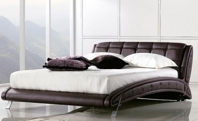 Двуспальная кровать Королевство сна K6662 160x200 (темно-коричневый) - в интерьере
