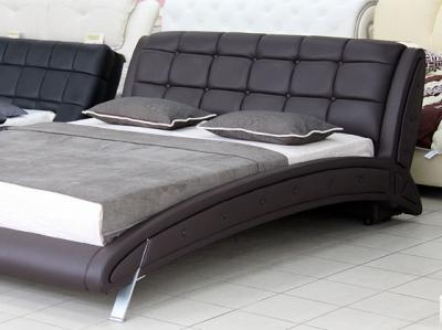 Двуспальная кровать Королевство сна K6662 160x200 (темно-коричневый) - в интерьере