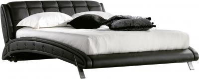 Двуспальная кровать Королевство сна K6662 160x200 (черный) - общий вид