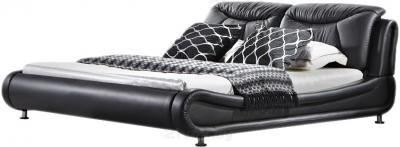 Двуспальная кровать Королевство сна JY103 160x200 (черный) - общий вид