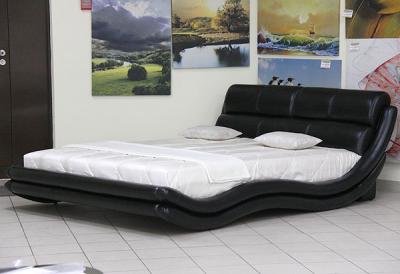 Двуспальная кровать Королевство сна K1377 160x200 (черный) - в интерьере