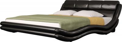 Двуспальная кровать Королевство сна K1377 160x200 (черный) - общий вид