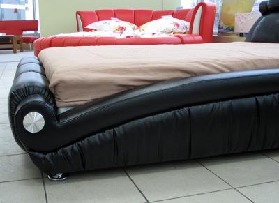 Двуспальная кровать Королевство сна W016 160x200 (черный) - боковины