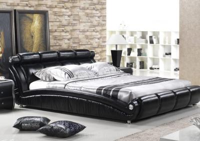 Двуспальная кровать Королевство сна W016 160x200 (черный) - в интерьере