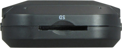 Автомобильный видеорегистратор Texet DVR-101HD (Black) - разъем для SD/SDHC