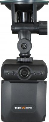 Автомобильный видеорегистратор Texet DVR-101HD (Black) - фронтальный вид