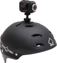 Видеокамера JVC GC-XA1 - крепление на шлем