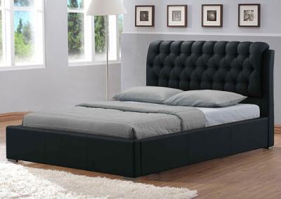 Двуспальная кровать Королевство сна Casa 160x200 (темно-коричневая, с основанием) - в интерьере