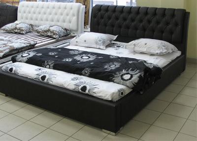 Двуспальная кровать Королевство сна Casa 160x200 (темно-коричневая, с основанием) - общий вид