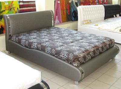 Двуспальная кровать Королевство сна Afrodita 160x200 (серая, без основания) - общий вид