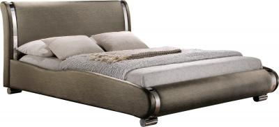 Двуспальная кровать Королевство сна Afrodita 160x200 (серая, без основания) - общий вид