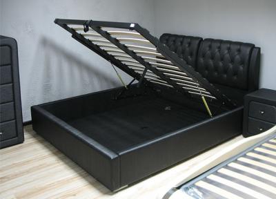 Двуспальная кровать Королевство сна Sophia 160x200 (черная, с подъемным механизмом) - подъемный механизм