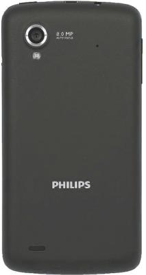 Смартфон Philips W832 Gray - задняя панель