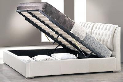 Двуспальная кровать Королевство сна Sophia 160x200 (белая, с подъемным механизмом) - подъемный механизм