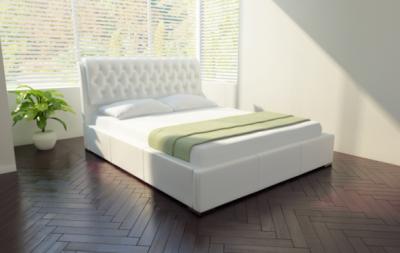 Двуспальная кровать Королевство сна Casa 160x200 (белая) - в интерьере
