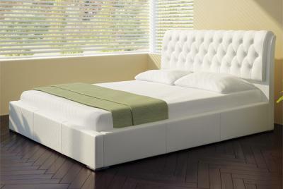 Двуспальная кровать Королевство сна Casa 180x200 (белая, с подъемным механизмом) - в интерьере