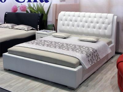 Двуспальная кровать Королевство сна Casa 180x200 (белая, с подъемным механизмом) - в интерьере