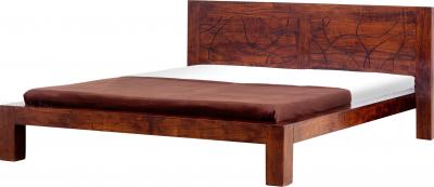 Двуспальная кровать Королевство сна Tahiti 160x200 (медово-коричневая с черным) - общий вид