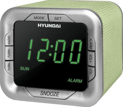 Радиочасы Hyundai H-1505  (Green) - общий вид