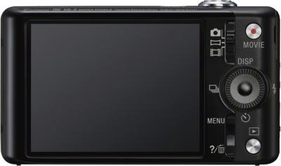 Компактный фотоаппарат Sony Cyber-shot DSC-WX200 Black - вид сзади