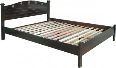 Двуспальная кровать Королевство сна SN201 160x200 (капучино) - общий вид