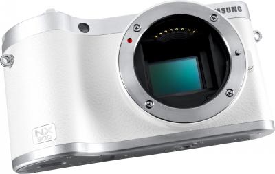 Беззеркальный фотоаппарат Samsung NX300 Kit 18-55mm White-Silver (EV-NX300ZBQURU) - общий вид