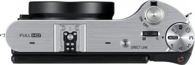Беззеркальный фотоаппарат Samsung NX300 Kit 18-55mm Black-Silver (EV-NX300ZBSTRU) - вид сверху