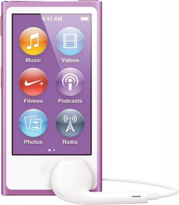 MP3-плеер Apple iPod nano 16Gb MD479QB/A (фиолетовый) - вид спереди