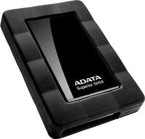 Внешний жесткий диск A-data Superior SH14 1TB Black (ASH14-1TU3-CBK) - общий вид