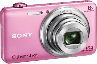 Компактный фотоаппарат Sony Cyber-shot DSC-WX60 Pink - общий вид
