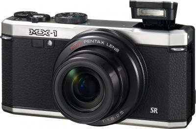 Компактный фотоаппарат Pentax MX-1 Silver - общий вид