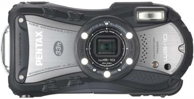 Компактный фотоаппарат Pentax WG-10 Black - вид спереди
