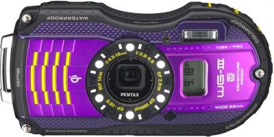 Компактный фотоаппарат Pentax WG-3 GPS Purple-Black - общий вид