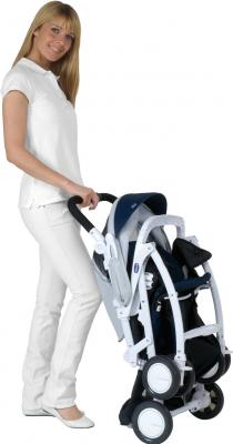 Детская прогулочная коляска Chicco Simplicity Plus Morgana - в сложенном виде
