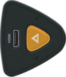 Автомобильный видеорегистратор Ritmix AVR-710TS - вид сбоку