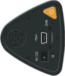Автомобильный видеорегистратор Ritmix AVR-710TS - вид сбоку