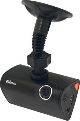 Автомобильный видеорегистратор Ritmix AVR-710TS - общий вид с креплением